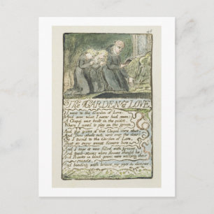 Postal "El jardín del amor", platea 45 (Bentley 44) de '