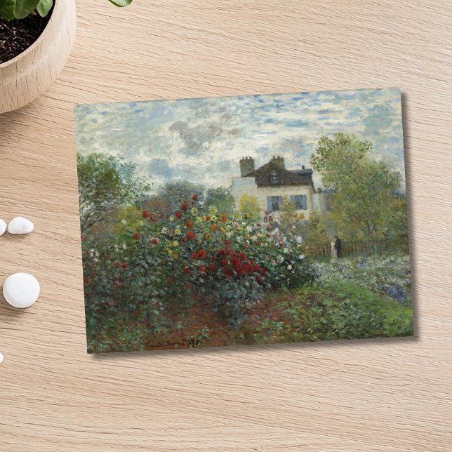 Postal El jardín del artista con Dahlias (Subido por el creador)