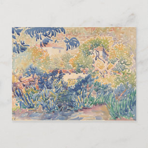 Postal El jardín del artista en Saint-Clair   1904-5