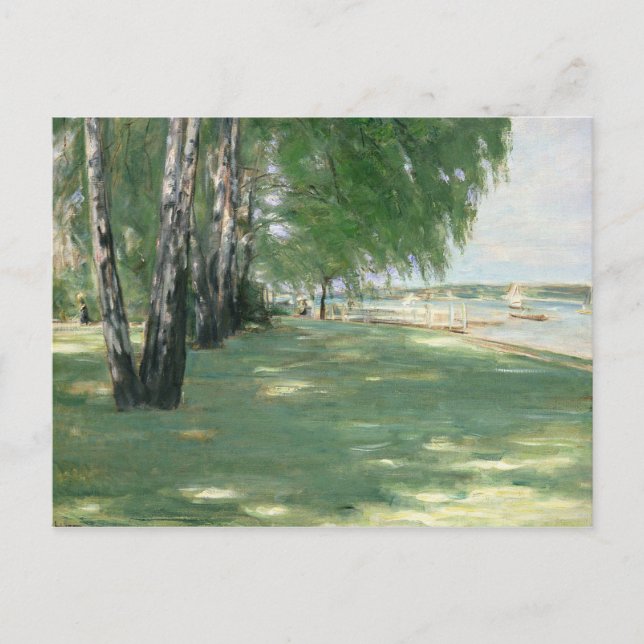 Postal El Jardín del artista en Wannsee, 1918 (Anverso)