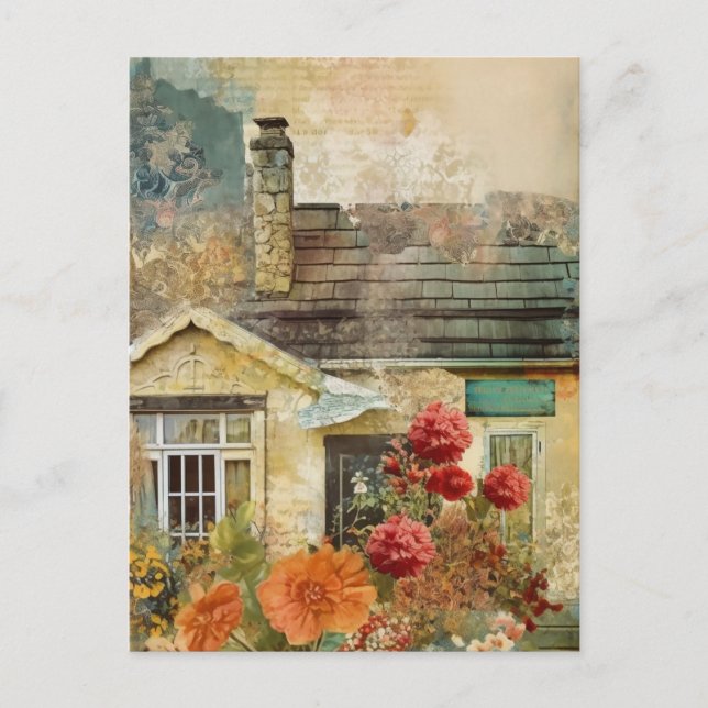 Postal El jardín exterior (Anverso)