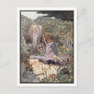 Postal El jardín frecuentado de Charles Robinson