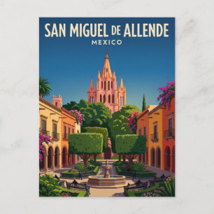 Postal El Jardín México