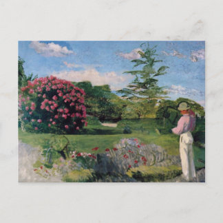 Postal El jardinero pequeño, Frederick Bazille