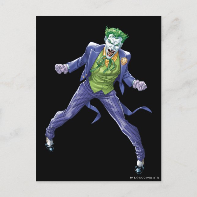 Postal El Joker grita (Anverso)