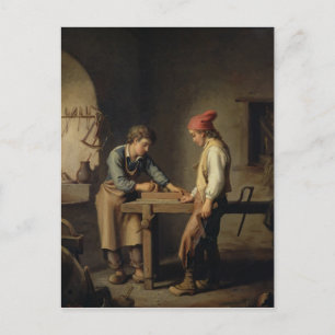 Postal El joven aprendiz, antes de 1903