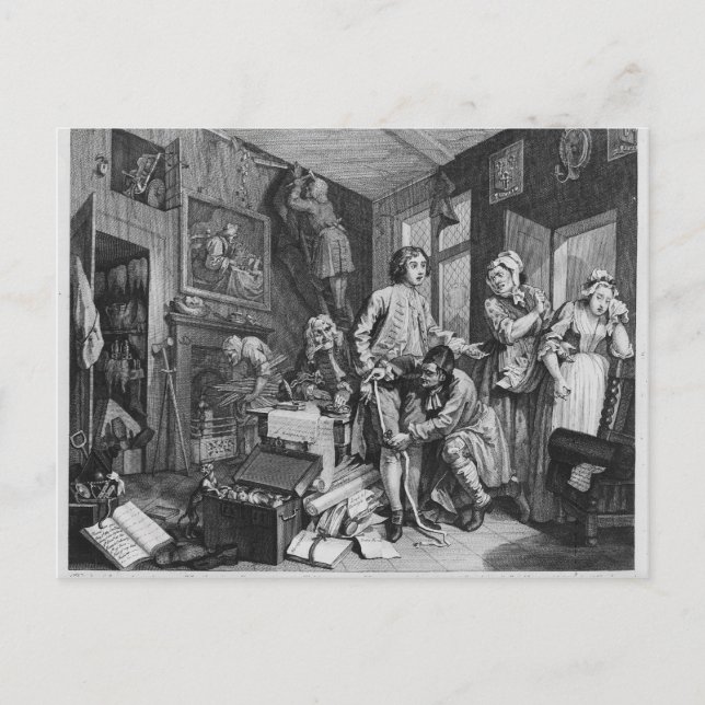 Postal El joven heredero se postula de (Anverso)