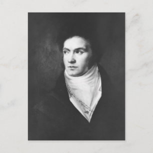 Postal El joven Ludwig van Beethoven 1806