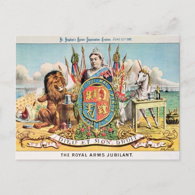 Postal El Jubilador de las Armas Reales (Anverso)