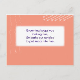 Postal El juego de la caza del tesoro - Pista #2 - Pincel