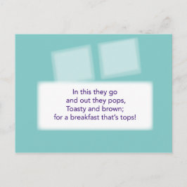 Postal El juego de la caza del tesoro - Pista #4 - Tostad