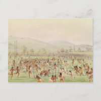 El juego de pelota indio, c.1832