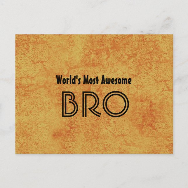 Postal El juego de regalos más impresionante de Oro BRO d (Anverso)