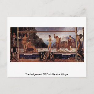 Postal El Juicio De París, Le By Max Klinger