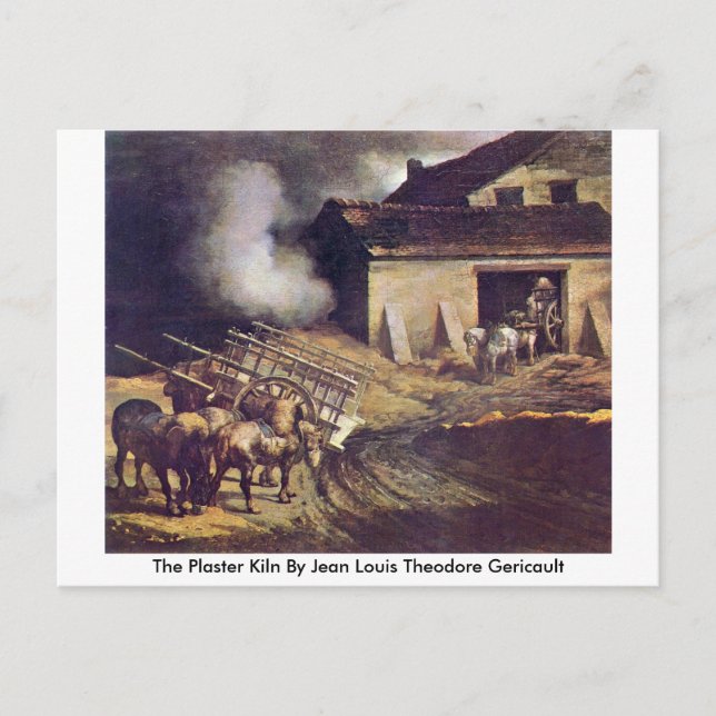 Postal El Kilón De Plaster De Jean Louis Theodore Gericau (Anverso)