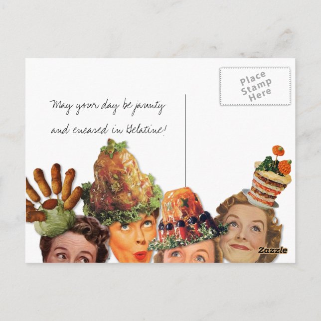 Postal El Kitsch Bitsch : Damas de Kitsch desencarnadas (Reverso)