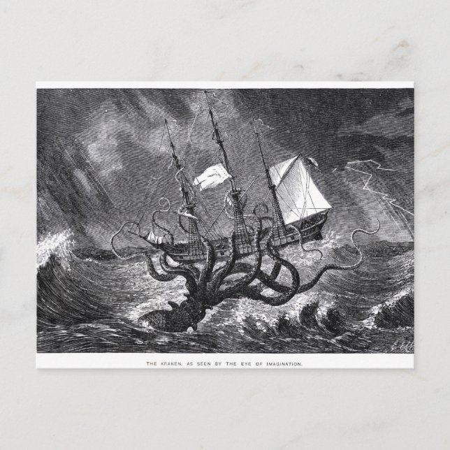 Postal El Kraken (Anverso)