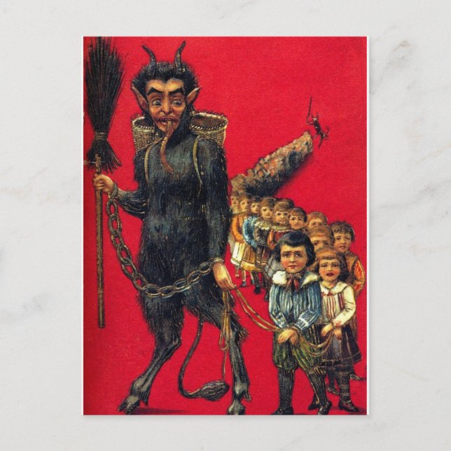 Postal El Krampus (Anverso)