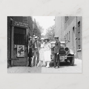 Postal El Krazy Kat Speakeasy, 1921