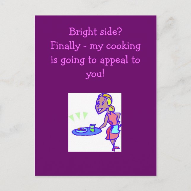 Postal ¿El lado bueno? (de ser encarcelado) (Anverso)