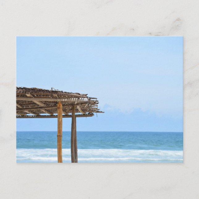 Postal El lado de la playa en África (Anverso)