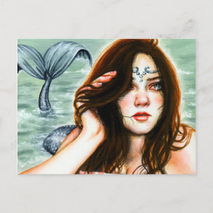 Postal El lamento de la sirena