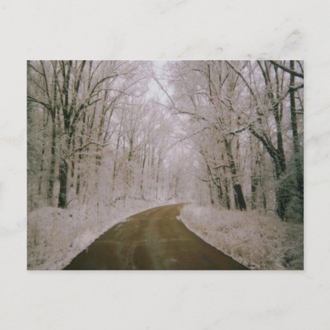 Postal El largo camino (Anverso)