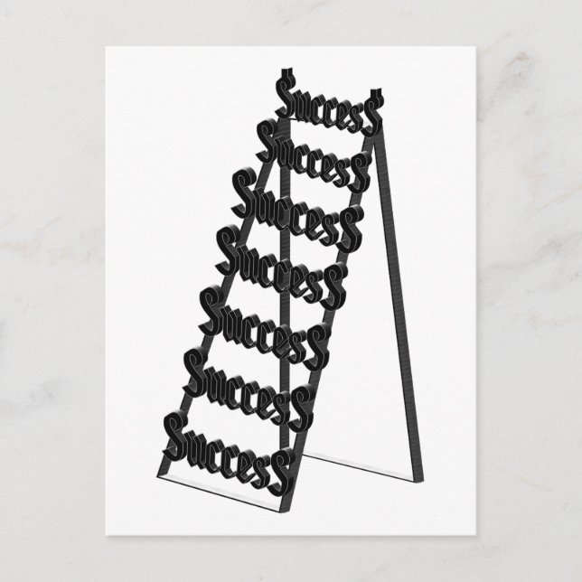 Postal El largo del éxito (Anverso)