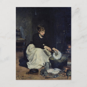 Postal El lavado de la cocina