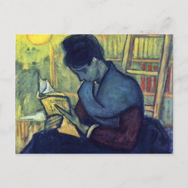 Postal El Lector De Novedades De Vincent Van Gogh (Anverso)