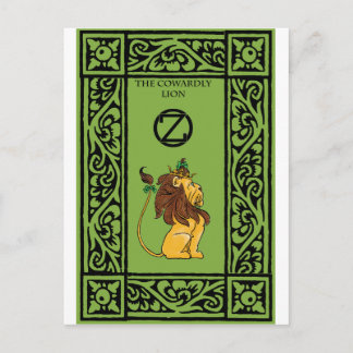 Postal El León cobarde