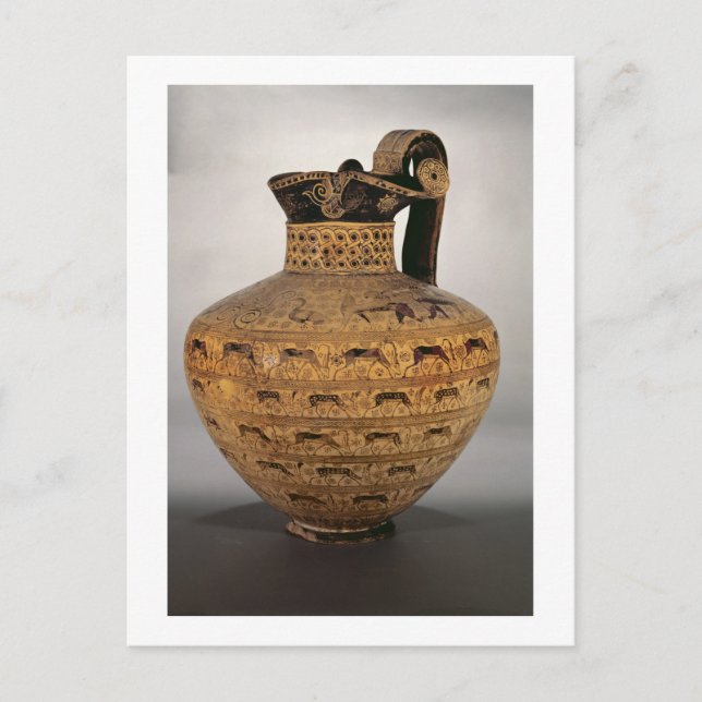 Postal El 'Levy Oinochoe', un East Orientalizing v (Anverso)