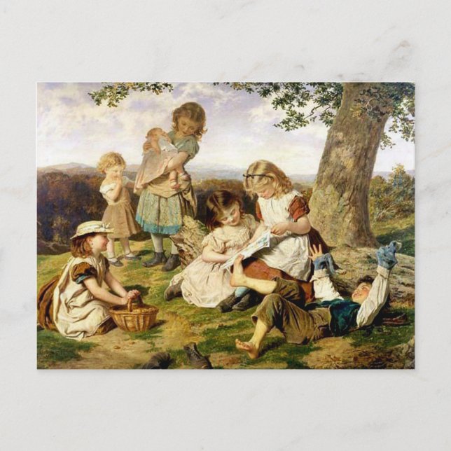 Postal "El libro de historias infantiles" (Anverso)