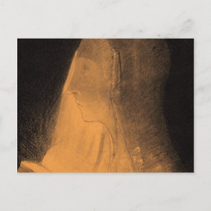 Postal El libro de la luz, 1893 de Odilon Redon