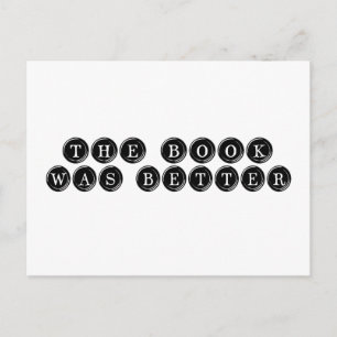 Postal El Libro Era Mejor