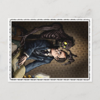 Postal El libro gráfico de Canon Alberic