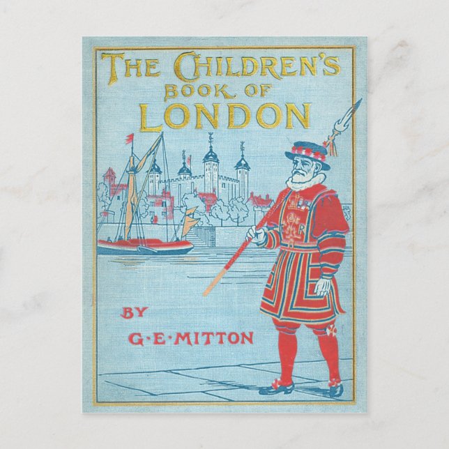 Postal El libro infantil de Londres (Anverso)