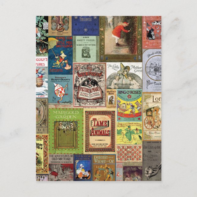 POSTAL EL LIBRO JSBC CUBRE LA COLECCIÓN DE BOOKCOVERS COL (Anverso)