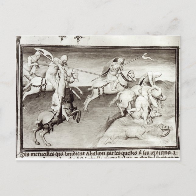 Postal El líder mongol, Hulagu, khan del Ilkhanate (Anverso)