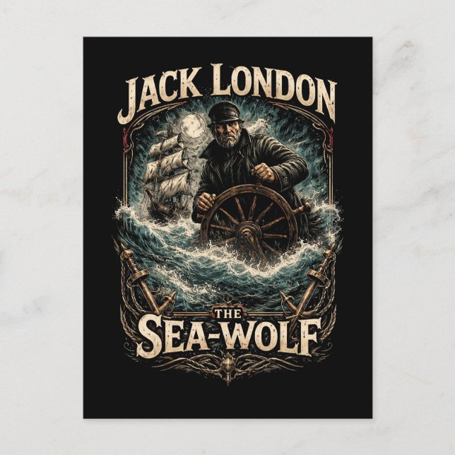 Postal El Lobo de Mar (Anverso)