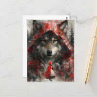 El lobo observa un poco de rojo