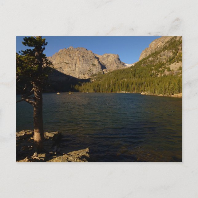 Postal El Loch en el Parque Nacional Montañas Rocosas (Anverso)