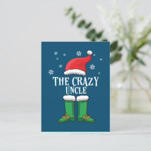 Postal El loco tío - ¡El elfo de los Navidades familiares