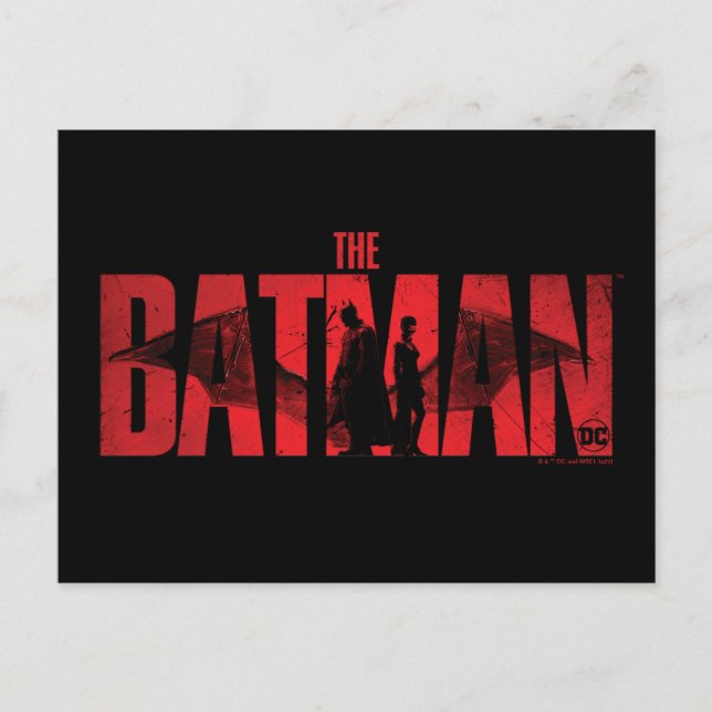 Postal El logo de Batman & Catwoman (Anverso)