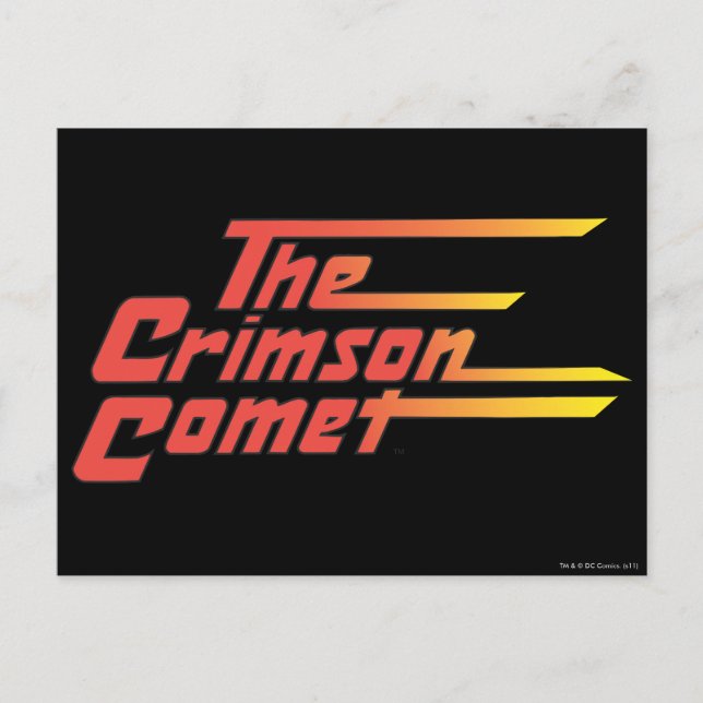 Postal El logo de Crimson Comet (Anverso)