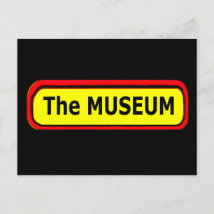Postal El logo del MUSEO El Zazzle del MUSEO