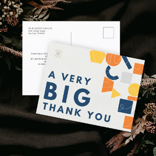 Postal El logotipo de negocios de los personalizados Un g