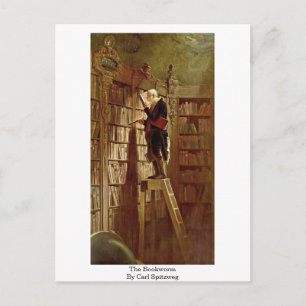 Postal El Lombriz De Carl Spitzweg