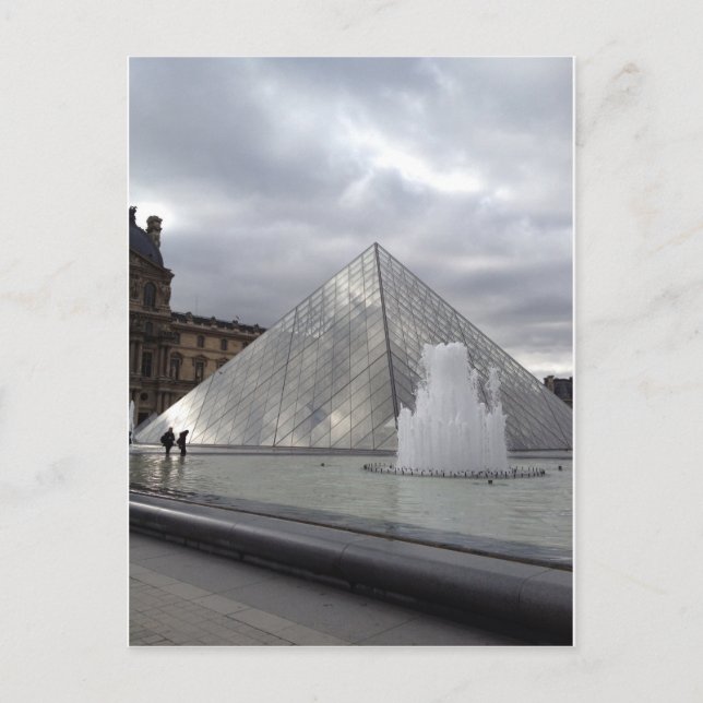 Postal El Lourve (Anverso)