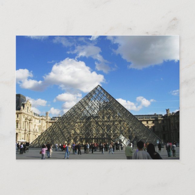 Postal El Louvre (Anverso)